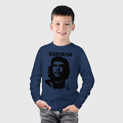 Лонгслив хлопковый детский Che Guevara, цвет: тёмно-синий — фото 2
