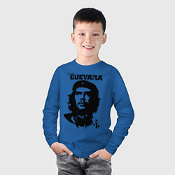 Лонгслив хлопковый детский Che Guevara, цвет: синий — фото 2
