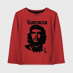 Лонгслив хлопковый детский Che Guevara, цвет: красный