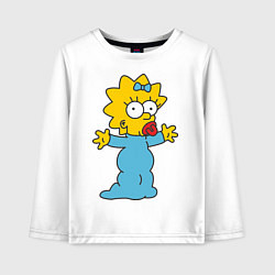 Детский лонгслив Maggie Simpson