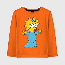 Детский лонгслив Maggie Simpson