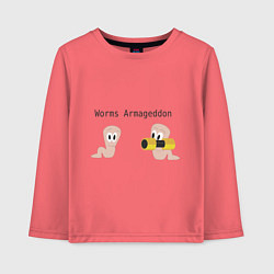 Детский лонгслив Worms armageddon