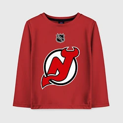 Лонгслив хлопковый детский New Jersey Devils: Kovalchuk 17, цвет: красный
