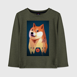 Детский лонгслив Wow Doge