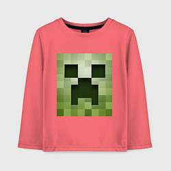 Детский лонгслив Мinecraft creeper