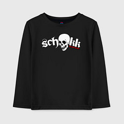 Лонгслив хлопковый детский Schokk, цвет: черный