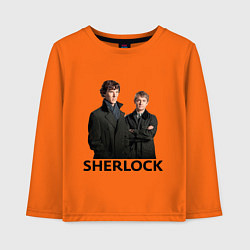 Детский лонгслив Sherlock