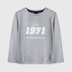 Детский лонгслив Limited Edition 1971