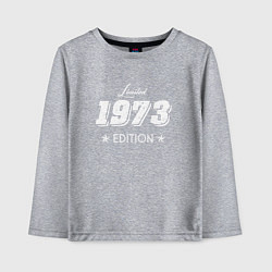 Лонгслив хлопковый детский Limited Edition 1973, цвет: меланж