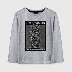 Лонгслив хлопковый детский Joy Division: Unknown Pleasures, цвет: меланж