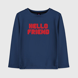 Детский лонгслив Hello Friend