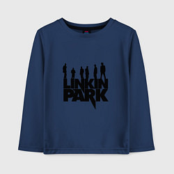 Лонгслив хлопковый детский Linkin Park, цвет: тёмно-синий