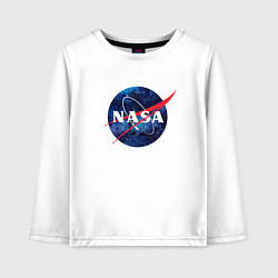 Детский лонгслив NASA: Cosmic Logo