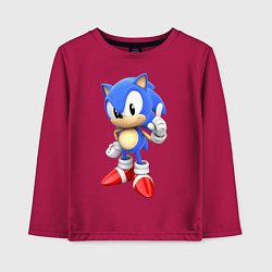 Детский лонгслив Classic Sonic