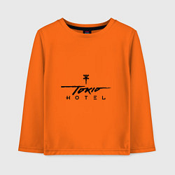 Лонгслив хлопковый детский Tokio Hotel, цвет: оранжевый