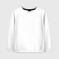 Лонгслив хлопковый детский Cat Got Your Soul, цвет: белый