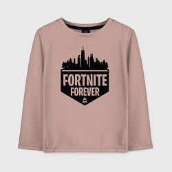 Лонгслив хлопковый детский Fortnite Forever, цвет: пыльно-розовый