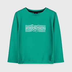 Лонгслив хлопковый детский Joy Division, цвет: зеленый