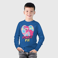 Лонгслив хлопковый детский Pinkie Pie: in my heart, цвет: синий — фото 2