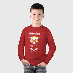 Лонгслив хлопковый детский R6S Dokkaebi, цвет: красный — фото 2
