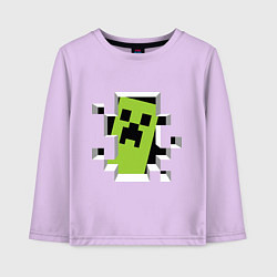 Детский лонгслив Crash Minecraft