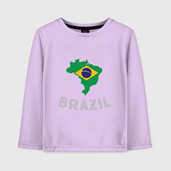 Детский лонгслив Brazil Country