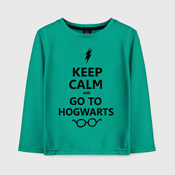 Детский лонгслив Keep Calm & Go To Hogwarts