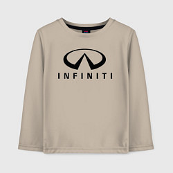 Детский лонгслив Infiniti logo