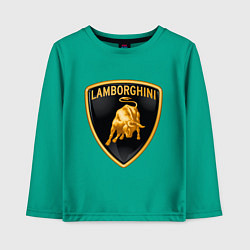 Детский лонгслив Lamborghini logo