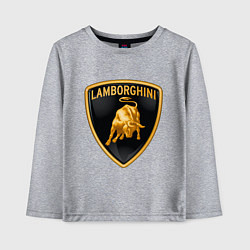 Детский лонгслив Lamborghini logo