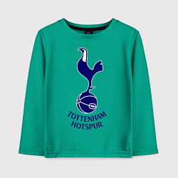 Лонгслив хлопковый детский Tottenham FC, цвет: зеленый