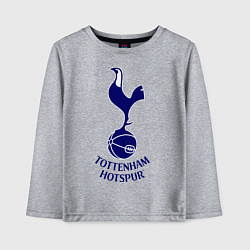 Лонгслив хлопковый детский Tottenham FC, цвет: меланж