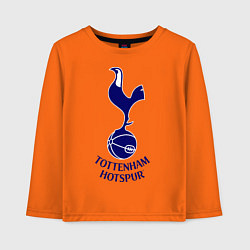 Лонгслив хлопковый детский Tottenham FC, цвет: оранжевый