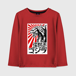 Детский лонгслив Godzilla Poster