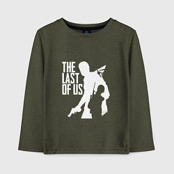 Лонгслив хлопковый детский THE LAST OF US, цвет: меланж-хаки