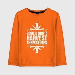 Лонгслив хлопковый детский Harvest Themselves, цвет: оранжевый