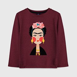 Детский лонгслив Фрида Кало