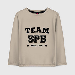 Детский лонгслив Team SPB est. 1703