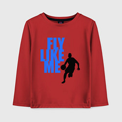 Детский лонгслив Fly like me