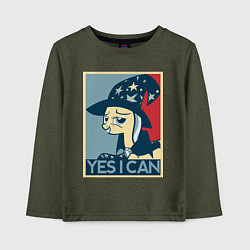 Детский лонгслив MLP: Yes I Can