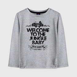 Детский лонгслив Welcome to the Jungle