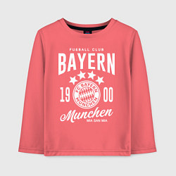 Лонгслив хлопковый детский Bayern Munchen 1900, цвет: коралловый