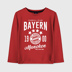 Лонгслив хлопковый детский Bayern Munchen 1900 цвета красный — фото 1