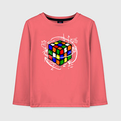 Детский лонгслив Кубик Рубика