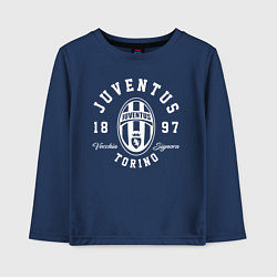 Лонгслив хлопковый детский Juventus 1897: Torino, цвет: тёмно-синий
