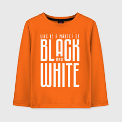 Детский лонгслив Juventus: Black & White
