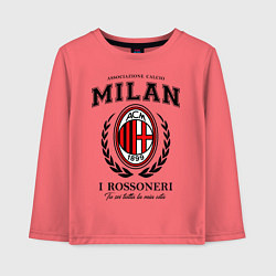 Детский лонгслив Milan: I Rossoneri