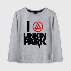 Детский лонгслив I love Linkin Park