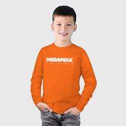 Лонгслив хлопковый детский Miramax Film, цвет: оранжевый — фото 2