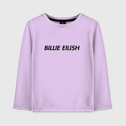 Лонгслив хлопковый детский Billie Eilish, цвет: лаванда